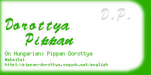 dorottya pippan business card